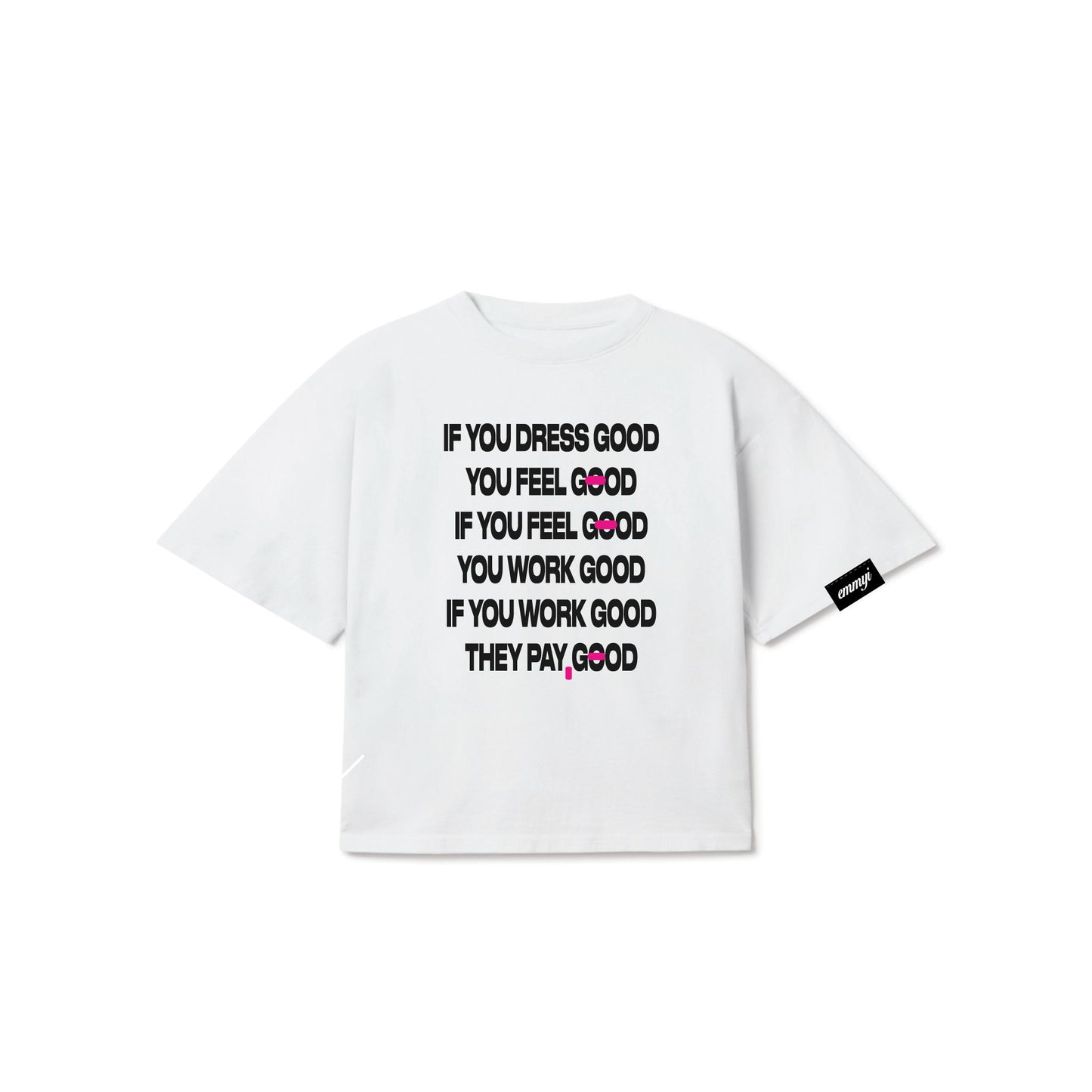 "LOOK G*OD" CROPPED TEE