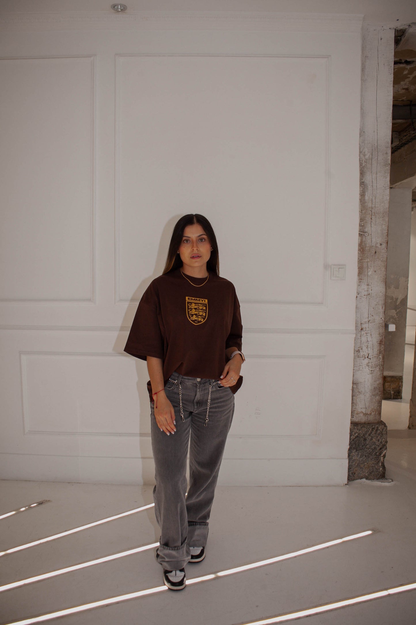 CAMISETA BOXY "YELLOW LIONS"