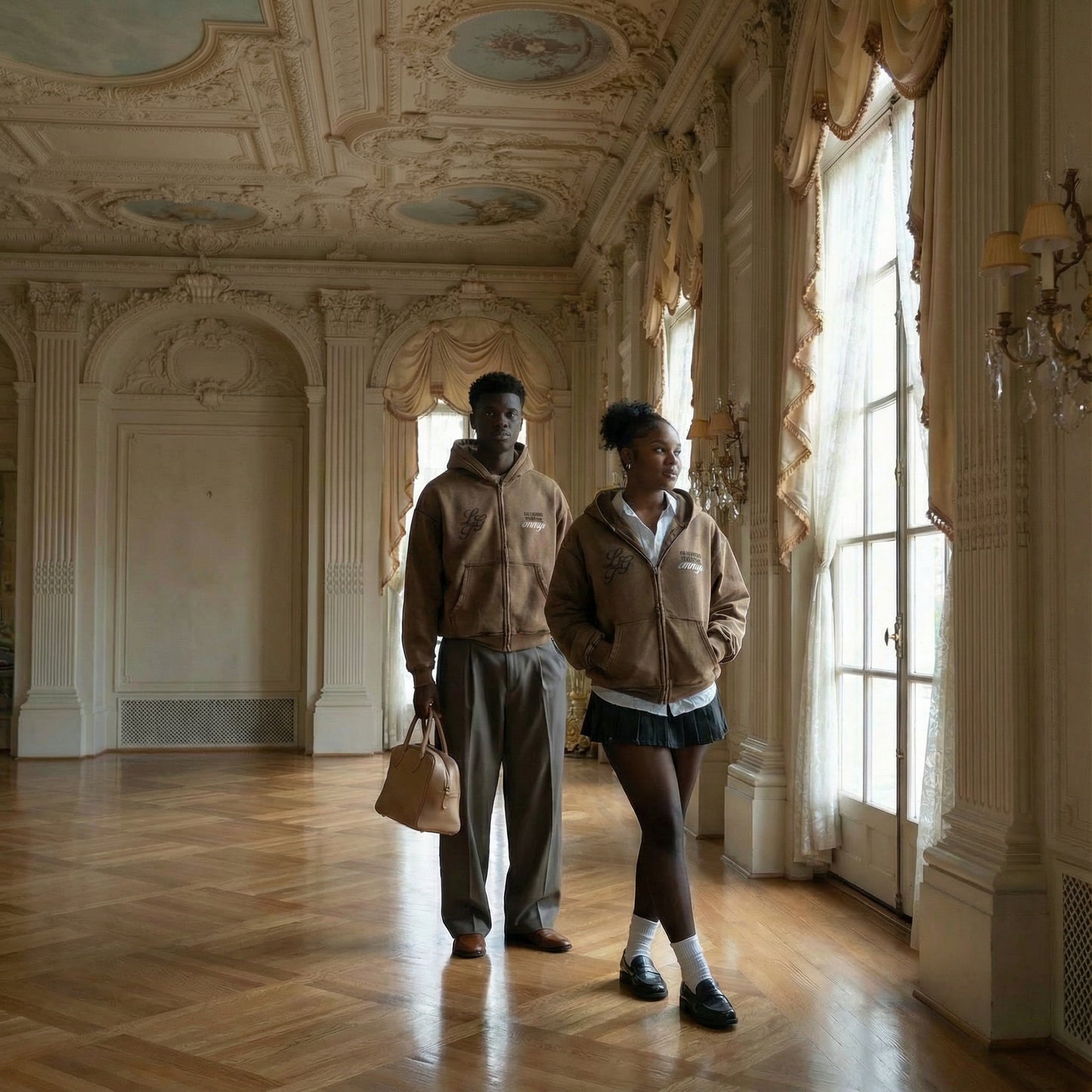 CHAQUETA ZIP "LE GRAND HÔTEL"