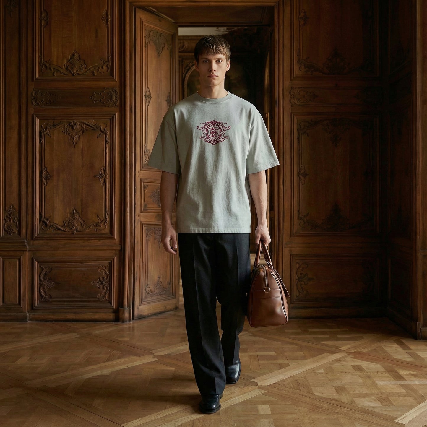 CAMISETA BOXY "RENAISSANCE LIONS"