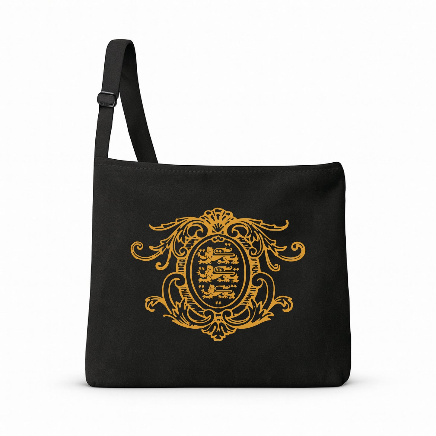 BOLSA NEGRA "RENAISSANCE LIONS"
