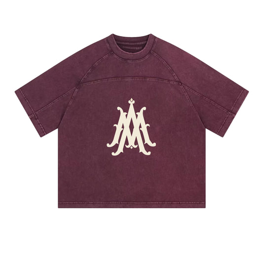 CAMISETA BOXY "BORDEAUX"