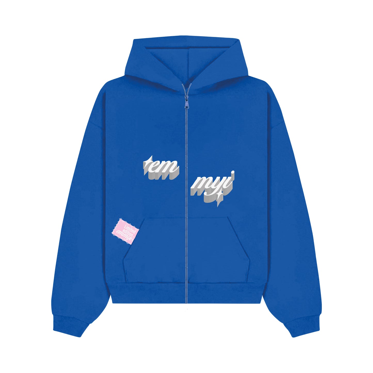 "BLU" ZIP HOODIE