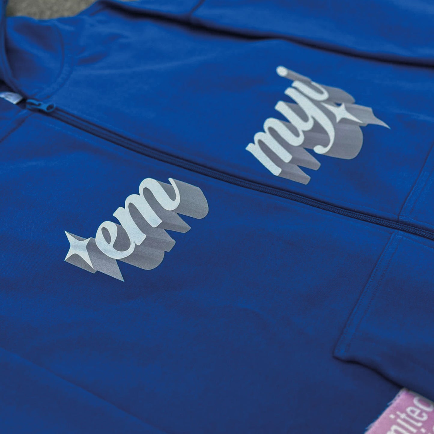 "BLU" ZIP HOODIE