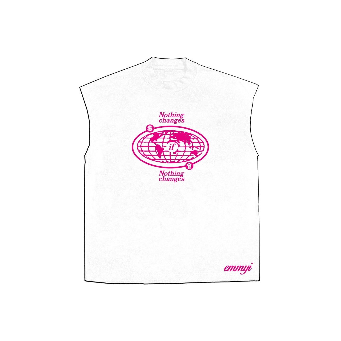 "SLEEVELESS" TEE